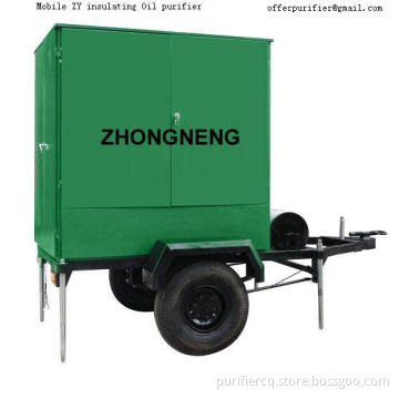 Transformer oil purification machine with TRAILER
